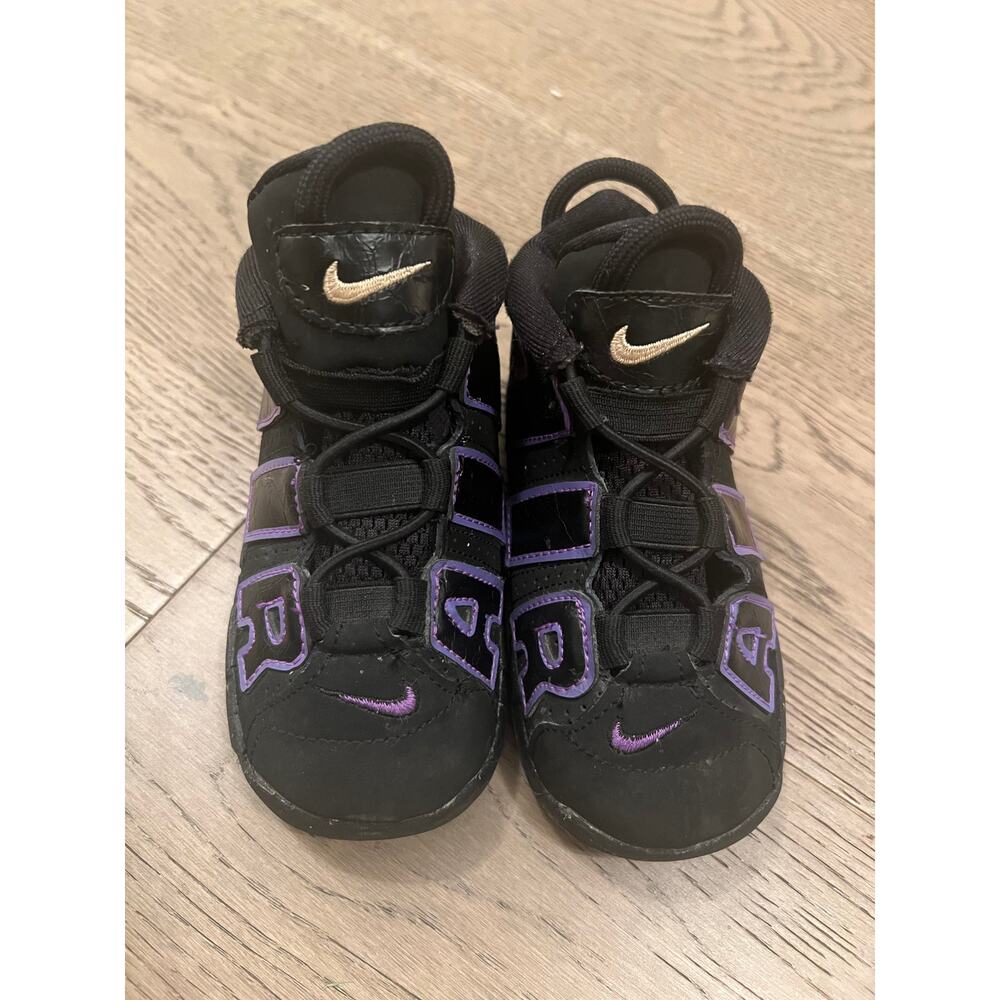 Nike Air More Uptempo Black / Purple 8